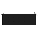 3-Seater Garden Bench with Cushion 150 cm Solid Wood Eucalyptus