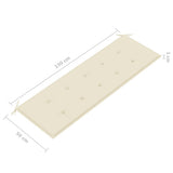 3-Seater Garden Bench with Cushion 150 cm Grey Eucalyptus Wood