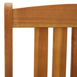 Garden Chairs with Cushions 2 pcs Solid Acacia Wood