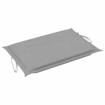 Garden Sun Lounger with Cushion Solid Wood Acacia
