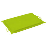 Garden Sun Lounger with Cushion Solid Acacia Wood
