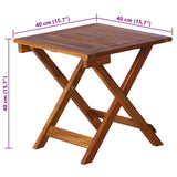 Garden Sun Lounger with Table and Cushion Solid Wood Acacia - Close-Up Angle