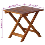Garden Sun Lounger with Table and Cushion Solid Acacia Wood - Close-Up Angle