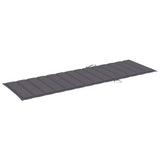 Garden Sun Lounger with Cushion Solid Wood Acacia - Extra Image