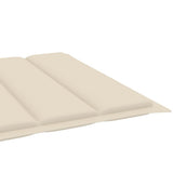 Garden Sun Lounger with Cushion Solid Wood Acacia