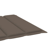 Garden Sun Lounger with Cushion Solid Acacia Wood - Extra Image