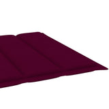 Garden Sun Lounger with Cushion Solid Acacia Wood - Extra Image