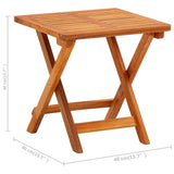 Garden Sun Lounger with Table and Cushion Solid Wood Acacia - Extra Image