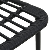 3 Piece Outdoor Dining Set Poly Rattan and Glass - Extra Image