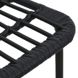 7 Piece Outdoor Dining Set Poly Rattan and Glass - Extra Image