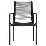 9 Piece Garden Dining Set - Top-Down View