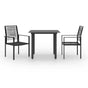 3 Piece Garden Dining Set