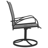 5 Piece Garden Dining Set Textilene and Steel - Extra Image