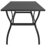 7 Piece Garden Dining Set Textilene and Steel - 45-Degree Angle