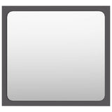 2 Piece Bathroom Furniture Set Grey Engineered Wood - Extra Image