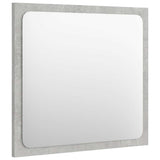 2 Piece Bathroom Furniture Set Concrete Grey Engineered Wood