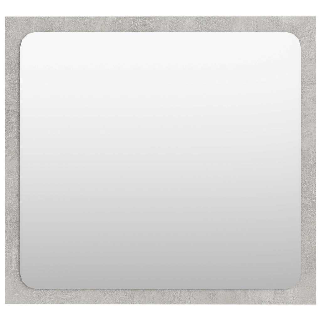 2 Piece Bathroom Furniture Set Concrete Grey Engineered Wood
