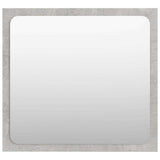 2 Piece Bathroom Furniture Set Concrete Grey Engineered Wood