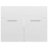 2 Piece Bathroom Furniture Set High Gloss White Engineered Wood - Extra Image