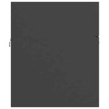2 Piece Bathroom Furniture Set Grey Engineered Wood - Extra Image