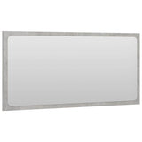 2 Piece Bathroom Furniture Set Concrete Grey Engineered Wood