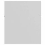 2 Piece Bathroom Furniture Set White Engineered Wood
