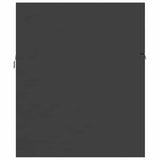 2 Piece Bathroom Furniture Set Grey Engineered Wood - Extra Image