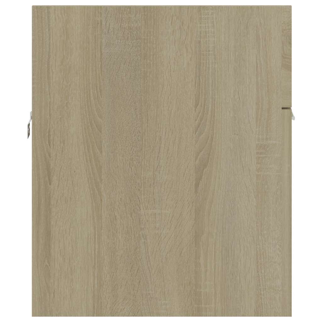 2 Piece Bathroom Furniture Set Sonoma Oak Engineered Wood