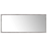 2 Piece Bathroom Furniture Set Concrete Grey Engineered Wood - Extra Image