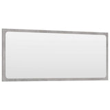 2 Piece Bathroom Furniture Set Concrete Grey Engineered Wood
