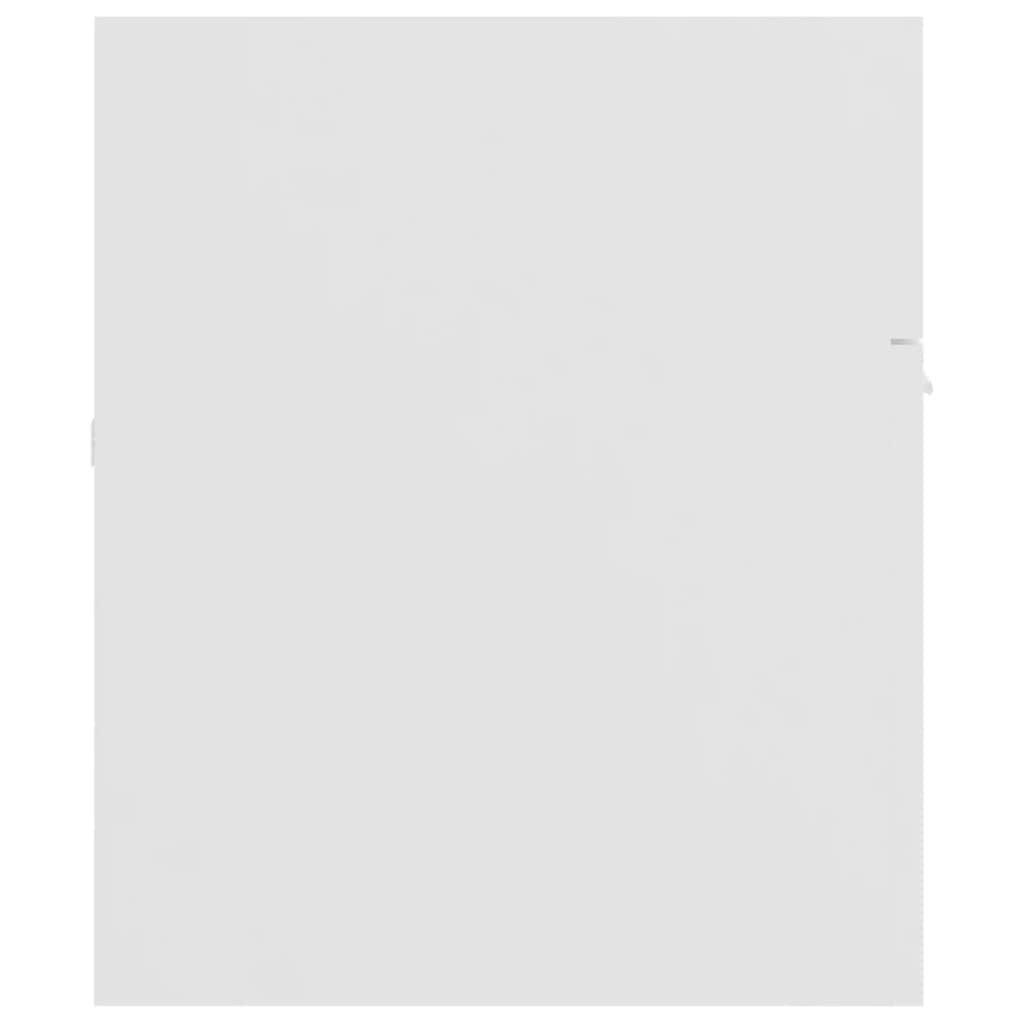 2 Piece Bathroom Furniture Set White Engineered Wood