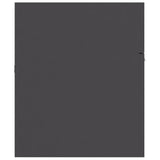 2 Piece Bathroom Furniture Set Grey Engineered Wood - Extra Image