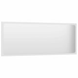 2 Piece Bathroom Furniture Set High Gloss White Engineered Wood