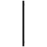 2 Piece Bathroom Furniture Set Black Engineered Wood