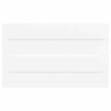 2 Piece Bathroom Furniture Set White Engineered Wood - Extra Image