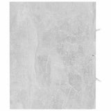 2 Piece Bathroom Furniture Set Concrete Grey Engineered Wood - Extra Image