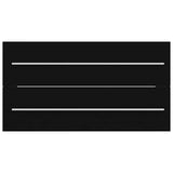 2 Piece Bathroom Furniture Set Black Engineered Wood - Extra Image