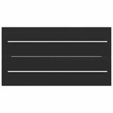 2 Piece Bathroom Furniture Set Grey Engineered Wood - Extra Image