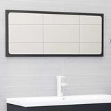 2 Piece Bathroom Furniture Set Grey Engineered Wood - Extra Image