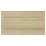 2 Piece Bathroom Furniture Set Sonoma Oak Engineered Wood
