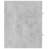 2 Piece Bathroom Furniture Set Concrete Grey Engineered Wood - Extra Image
