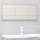 2 Piece Bathroom Furniture Set Concrete Grey Engineered Wood - Extra Image