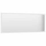 2 Piece Bathroom Furniture Set White Engineered Wood - Low Angle