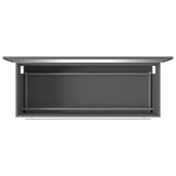 2 Piece Bathroom Furniture Set Grey Engineered Wood - Extra Image