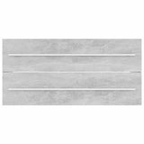2 Piece Bathroom Furniture Set Concrete Grey Engineered Wood - Low Angle