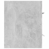 2 Piece Bathroom Furniture Set Concrete Grey Engineered Wood
