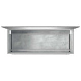 2 Piece Bathroom Furniture Set Concrete Grey Engineered Wood