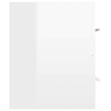 2 Piece Bathroom Furniture Set High Gloss White Engineered Wood - Extra Image