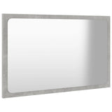 2 Piece Bathroom Furniture Set Concrete Grey Engineered Wood - Low Angle