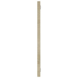 2 Piece Bathroom Furniture Set White and Sonoma Oak Engineered Wood
